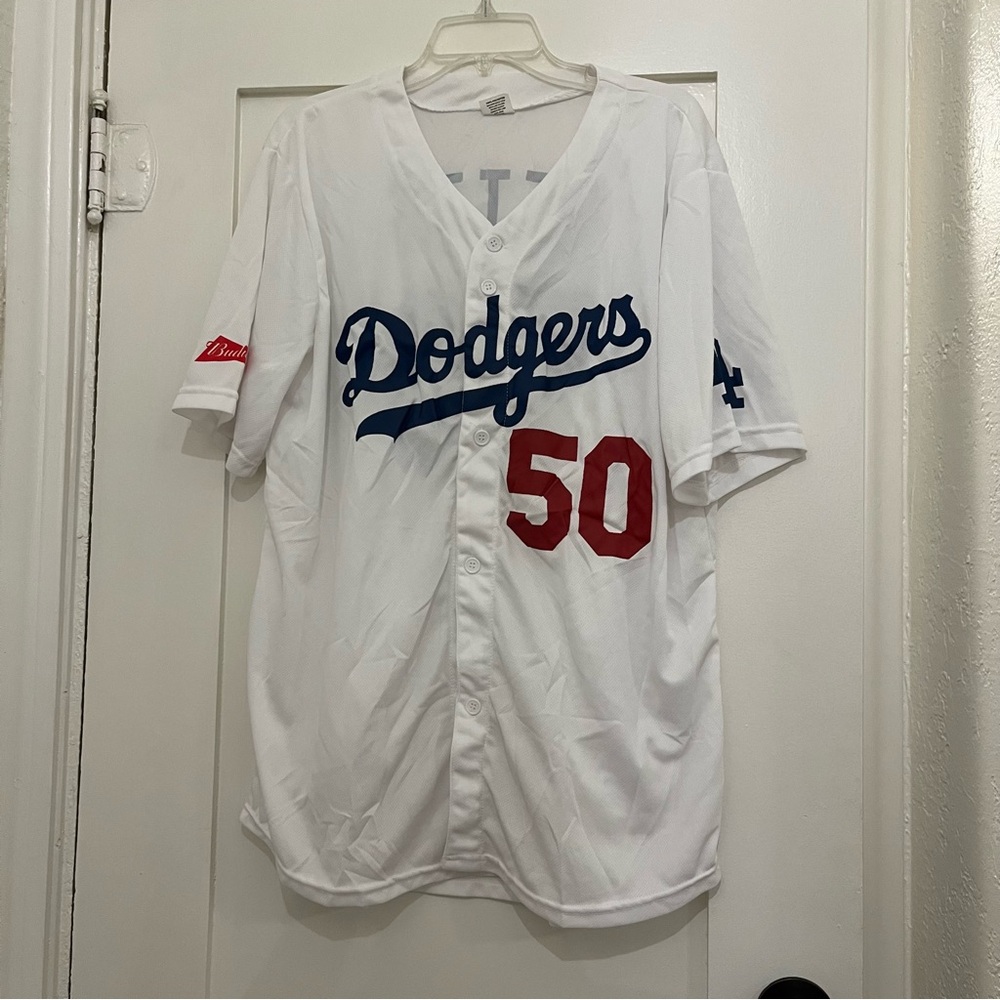 Dodgers Mookie Betts #50 Jersey - Size Kids Extra Large
